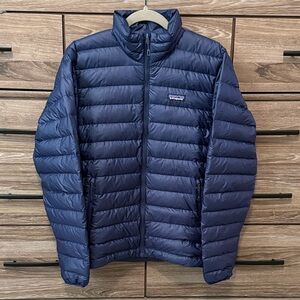 Patagonia Down Sweater Jacket Size Small Classic Navy